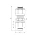 Перехідник обтискний SD Plus 20х20 SD152W2020