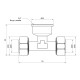 Тройник обжимной SD Plus 20х3/4"х20 ВР SD159W202020