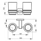 Склянка подвійна GF (BLB)S-2608