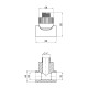 Трійник PPR Alfa Plast 32х1