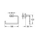 Тримач для рушників Grohe Essentials Cube 40510001