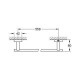 Тримач для рушників Grohe Essentials Cube 40509001