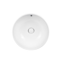 Раковина-чаша Qtap Amazon 430х430х160 White з донним клапаном QT02117043NW