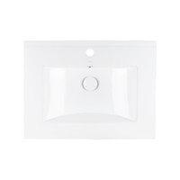 Раковина Qtap Albatross 600х460х180 White з донним клапаном QT01113060CW