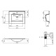 Раковина Qtap Albatross 600х460х180 White з донним клапаном QT01113060CW