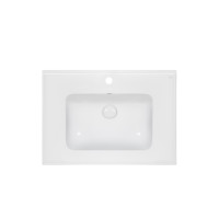 Раковина Qtap Albatross E49 700х490х200 White з донним клапаном QT01119070E49W