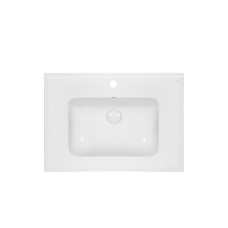 Раковина Qtap Albatross E49 700х490х200 White з донним клапаном QT01119070E49W