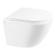 Унитаз подвесной Qtap Robin Mew безобедочный с сиденьем Soft-close QT1333046ENRW