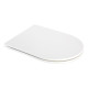 Унитаз подвесной Qtap Robin Mew безобедочный с сиденьем Soft-close QT1333046ENRW