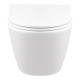 Унитаз подвесной Qtap Robin Mew безобедочный с сиденьем Soft-close QT1333046ENRW