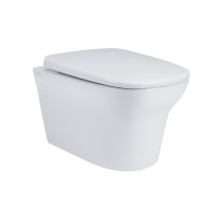 Унитаз подвесной Qtap Gemini безобедочный с сиденьем Soft-close QT25332614EW