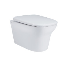 Унитаз подвесной Qtap Gemini безобедочный с сиденьем Soft-close QT25332614EW