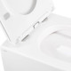Унитаз подвесной Qtap Robin Mew безобедочный с сиденьем Soft-close QT1333046ENRW