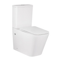 Унитаз-компакт Qtap Tern безобедочный с сиденьем Soft-close QT17222093ARW