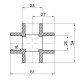 Хрестовина PPR Alfa Plast 20