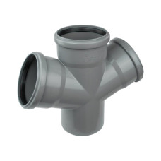 Крестовина PPR канализационная Ostendorf HT-Safe 110х50х110х50,67°