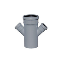 Крестовина канализационная TA Sewage 110х50х110х50,45°