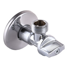 Кран шаровый угловой ARCO 1/2″х 1/2″ NOV91MAC 2 шт. металлическая  ручка