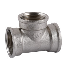 Трійник 1 1/4″ВВВ нікельований A0208-1А(нк)