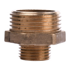 Ніпель редукційний 1″х1/2″ЗЗ латунний А0513А