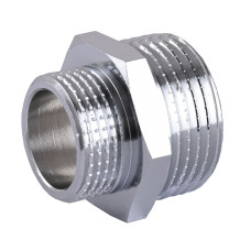 Ніпель SOLOMON  3/4″х1″ ЗЗ хром  8208