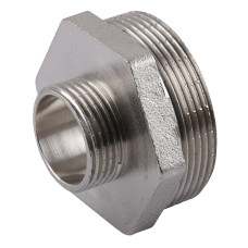 Ніпель редукційний 1 1/2″х 3/4″ЗЗ нікельований А0510А(нк)