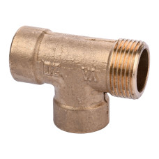 Трійник редукційний 3/4″х1/2″х1/2″ЗВВ латунний A0225А