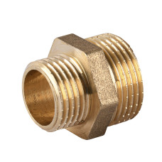 Ніпель редукційний 1 1/2″х1 1/4″ЗЗ латунний А0522А