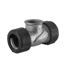 З'єднання зажимне потрійне 1 1/4″(Ø40мм)х1 1/4″В чавунне QТ Gebo