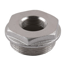 Футорка 1 1/2″х 3/4″ЗВ нікельована А0753А(нк)