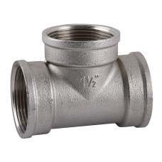 Трійник 1 1/2″ВВВ нікельований A0207-1А(нк)