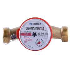Счетчик горячей воды ECOSTAR DN20 3/4″ без штуцера L110 E-C 4,0