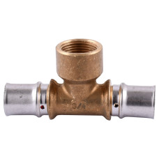 Тройник с внутренней резьбой пресс APE ITALY AP 132 20х3/4″х20