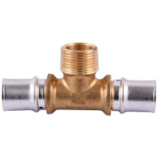 Тройник с наружной резьбой пресс APE ITALY AP 133 26х3/4″х26