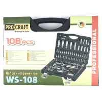 Набор ручного инструмента 108 предметов PROCRAFT WS-108/72