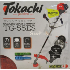 Коса бензо Tokachi TG-55ES (3 ножа (3Т, 8Т, 40Т победит., 1 катушка, с электростартером)