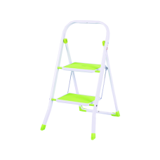 Лестница металлическая ТМ "EURO GOLD" 2122R (с резин. ковриком) (2 ст.) зеленый