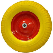 Колесо к тачке полиуретановое PU 16"x4.00"-8" для WB9618 Budfix