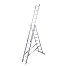 Алюминиевая трехсекционная лестница Virastar Triomax 3х9 ступеней (VTL039)