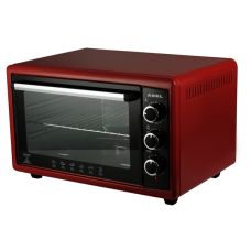 Электродуховка Asel AF50-23, 50 л, 1500 Вт, бордо