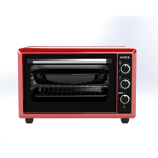 Электродуховка Asel AF40-33, 40 л, 1300 Вт, красная, с конвекцией