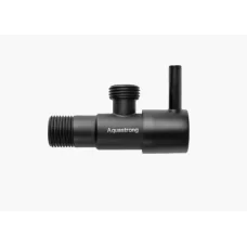 Кран кутовий нерж. AQUASTRONG D7 M1/2 х M1/2 (D716)