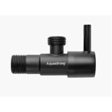 Кран кутовий нерж. AQUASTRONG D7 M1/2 х M3/4 (D717)