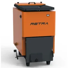 Твердопаливний водогрійний котел шахтного типу Ретра-6M Comfort Orange 21 кВт