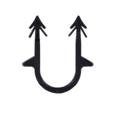 Скоба якірна Icma (UA) для підлоги, чорна