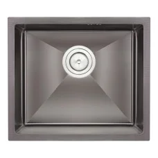 Кухонна мийка Qtap D4843BL 2.7/1.0 мм Black (QTD4843BLPVD2710)