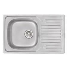 Кухонна мийка Qtap 7850 0,8 мм Satin (QT7850SAT08)