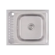 Кухонна мийка Lidz 6050-R 0,6 мм Decor (LIDZ6050R06DEC)
