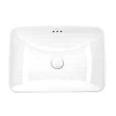 Раковина Qtap Jay 590х410х155 White з донним клапаном QT0711K425W