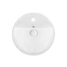 Раковина-чаша Qtap Swan 420х420х145 White з донним клапаном QT1611A051TW